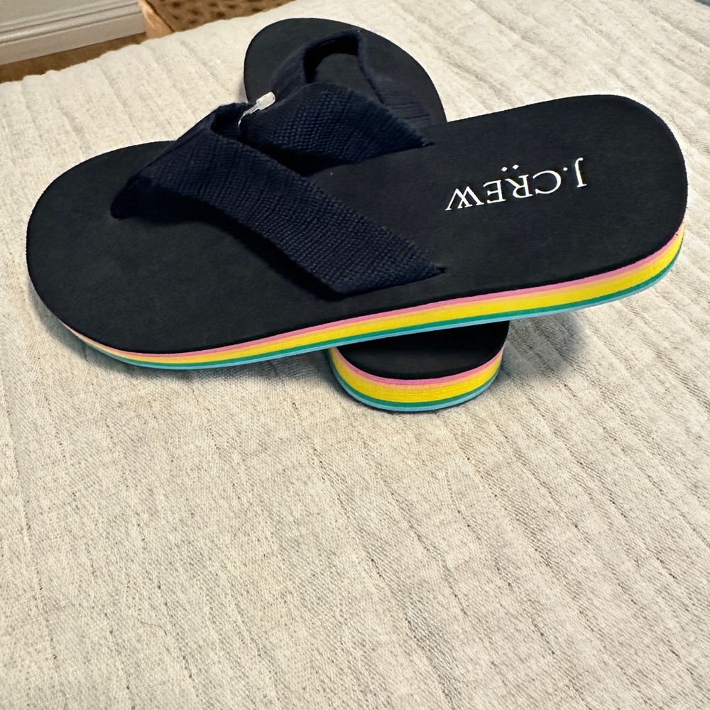 NWT JCrew flip flops